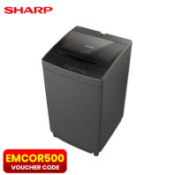 Sharp 7Kg Fully Auot Top Load Washing Machine ES-JN07A9 GY