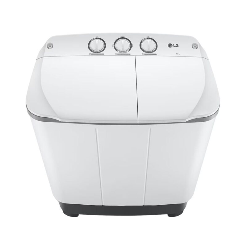 LG 7 kg Twin Tub Washing Machine, Semi Automatic with Soak Function P700N - Image 4
