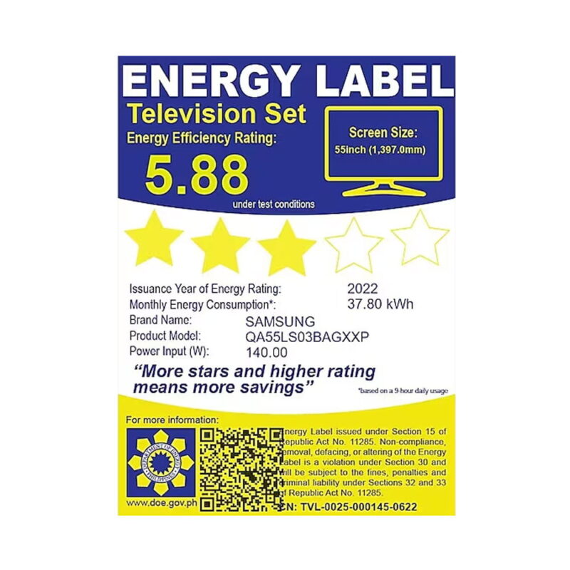 Samsung 55" The Frame LS03B QLED 4K Smart TV QA55LS03BAGXXP - Image 5