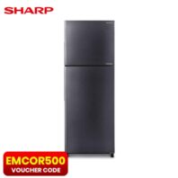 Sharp 7.9 cu.ft. Two Door Refrigerator SJ-FTS08BVS-DS